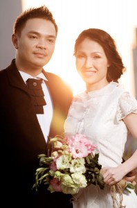 Our first wedding session