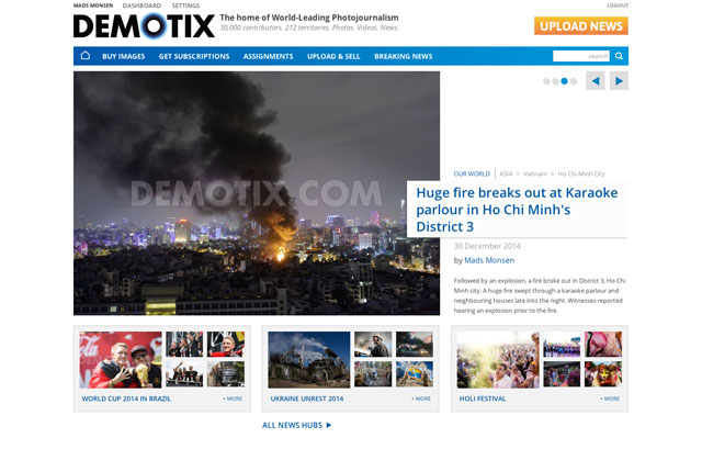 Demotix_Frontpage_December_2014